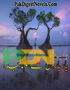 Yaar Yaaron Se Ho Na Juda Season 1 (Novel Pdf) By Zainab Khan